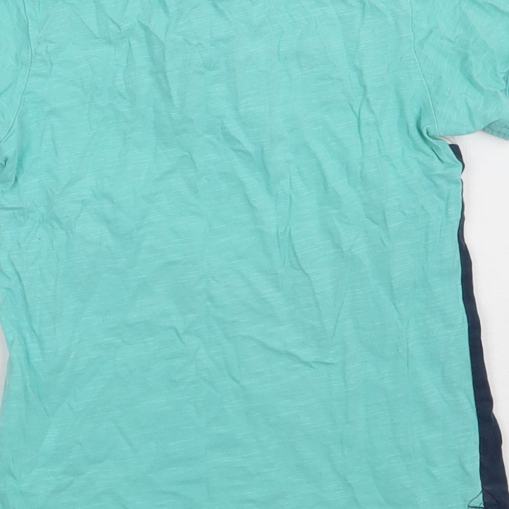 Matalan Boys Green  Cotton Basic Polo Size 5 Years Collared Button