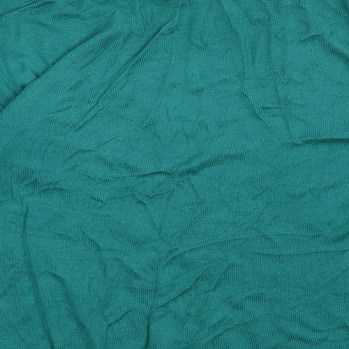 Warehouse Womens Green  Viscose Pullover Sweatshirt Size 10  Pullover