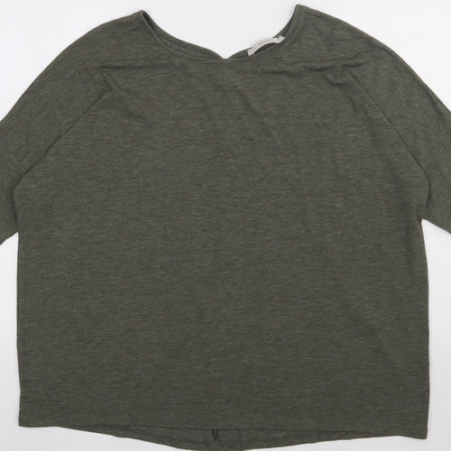 George Womens Green  Polyester Pullover Sweatshirt Size 16  Pullover