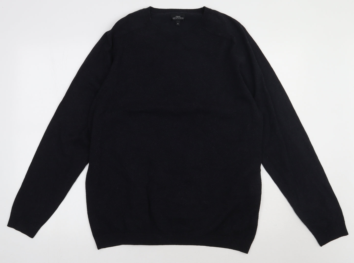 NEXT Mens Blue  Cotton Pullover Sweatshirt Size XL