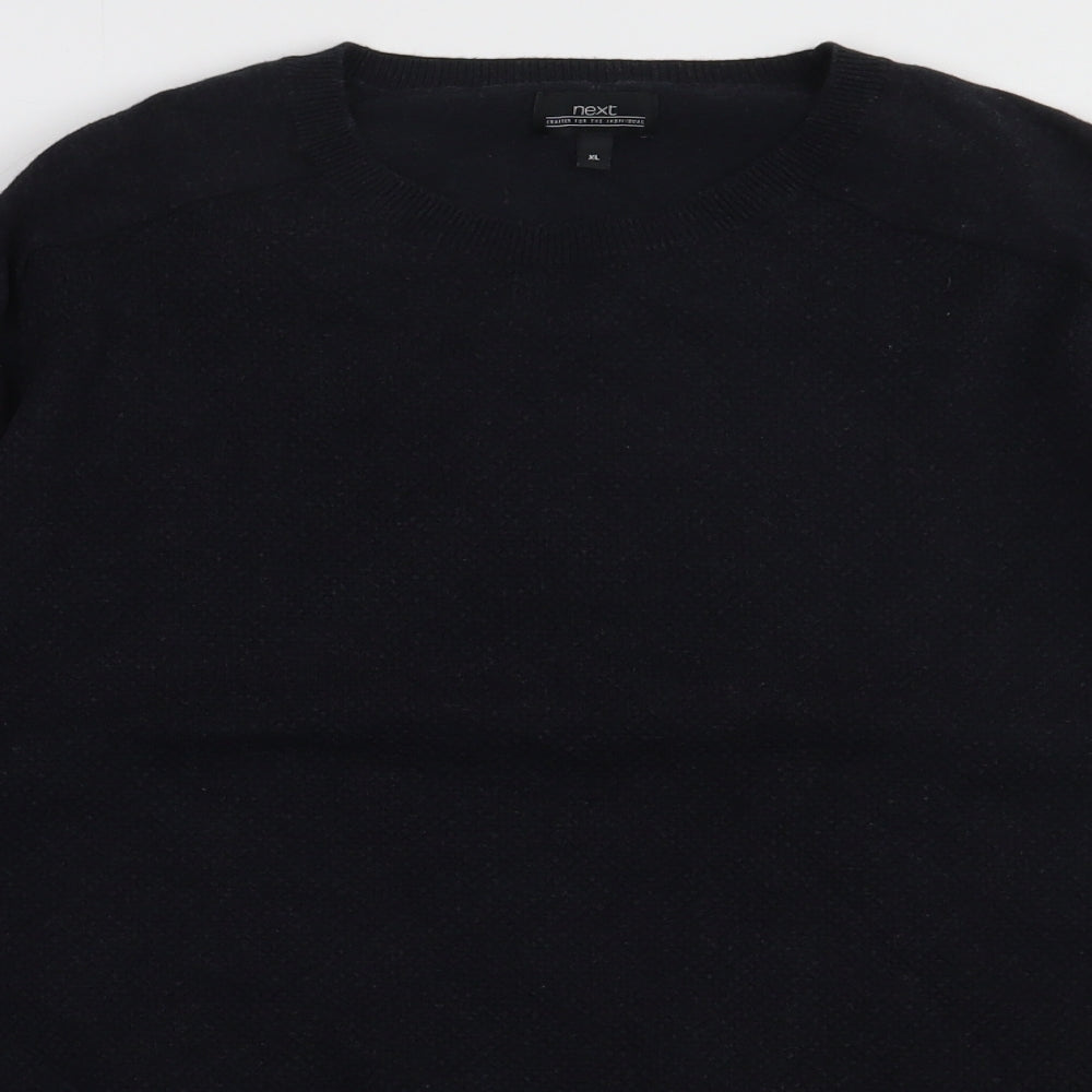 NEXT Mens Blue  Cotton Pullover Sweatshirt Size XL