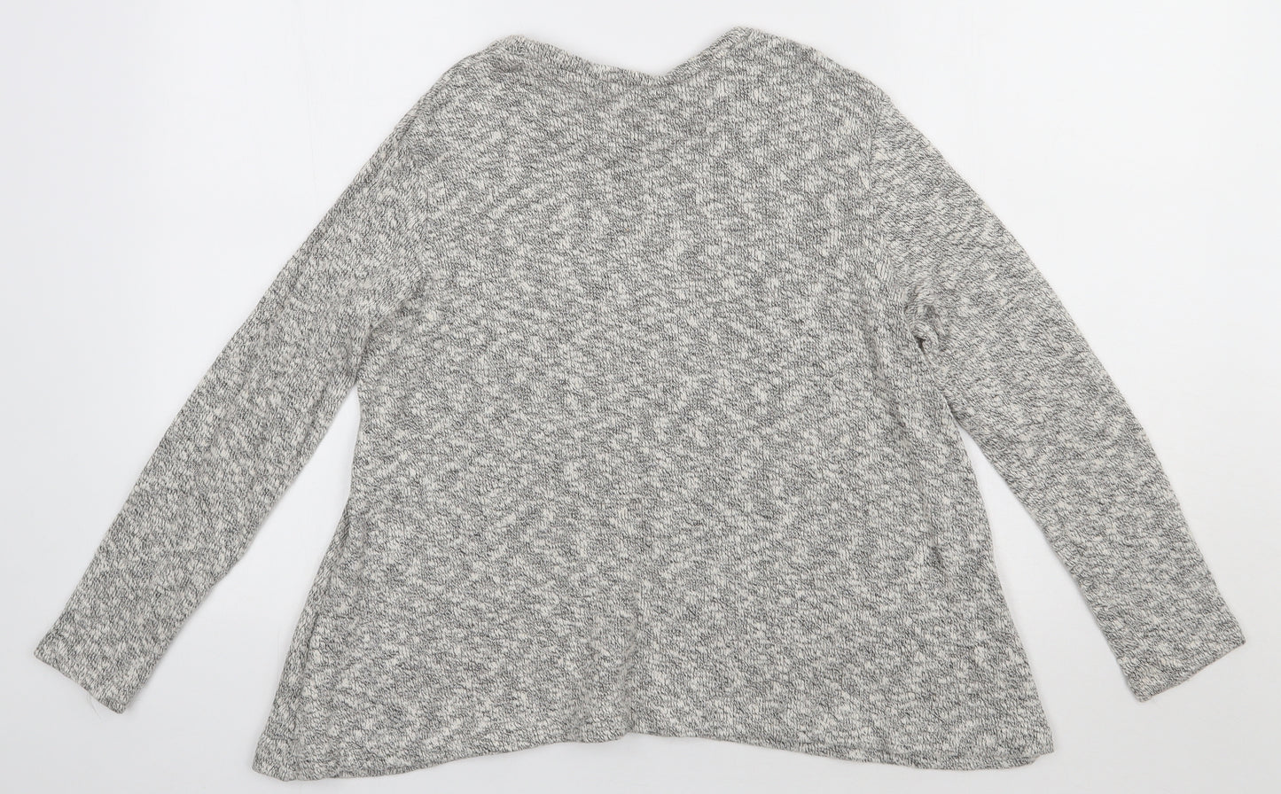 River Island Womens Beige  Cotton Pullover Sweatshirt Size 12  Pullover