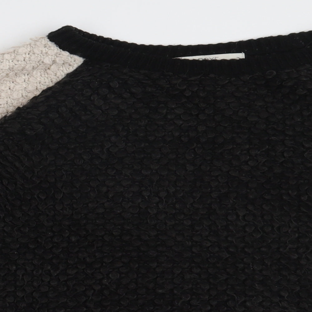 NEXT Womens Black  Acrylic Pullover Sweatshirt Size 12  Pullover