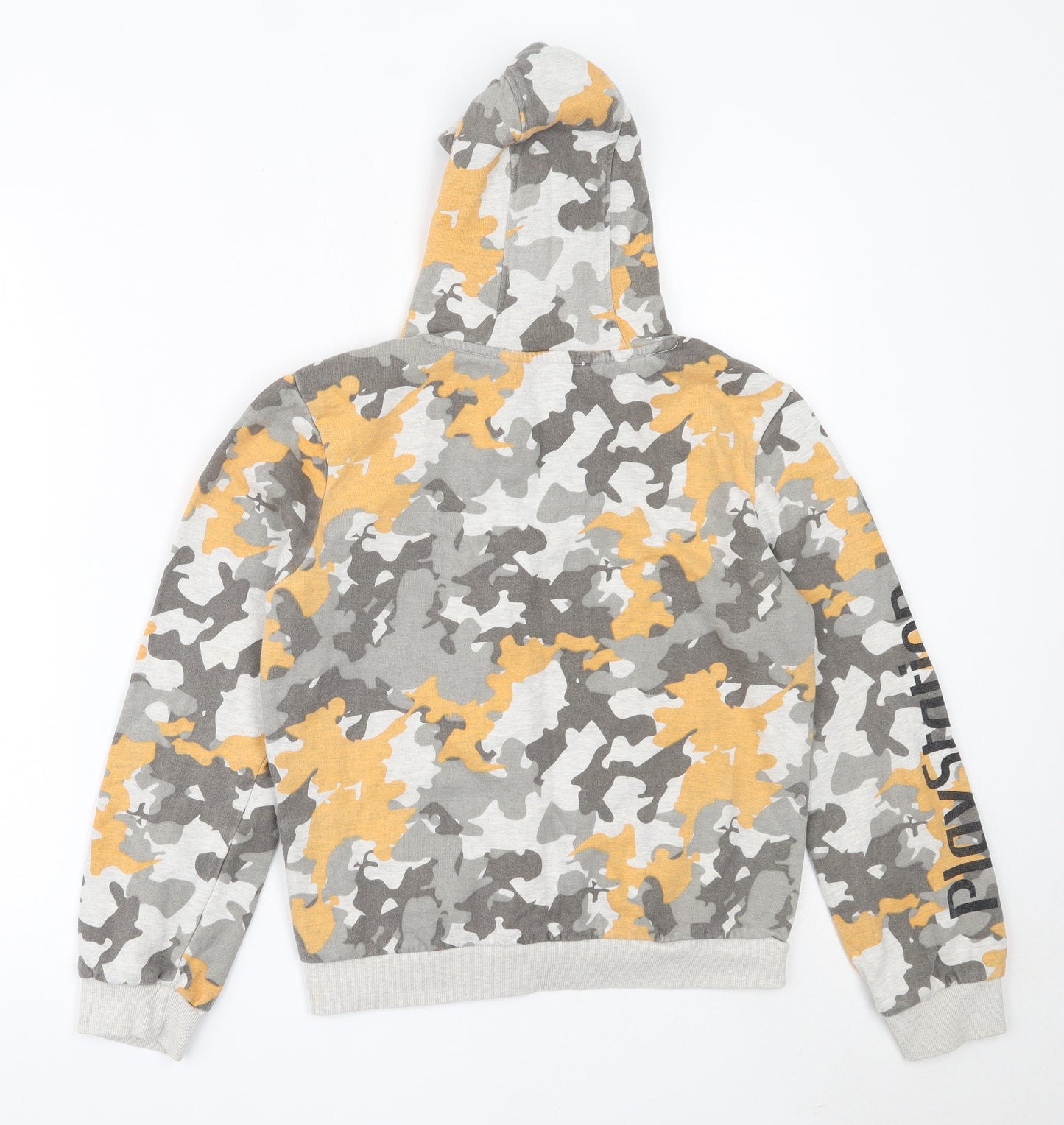 Nutmeg Boys Grey Camouflage Cotton Pullover Hoodie Size 12-13 Years