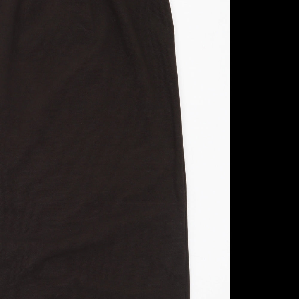Etam Womens Brown  Polyester Straight & Pencil Skirt Size 10