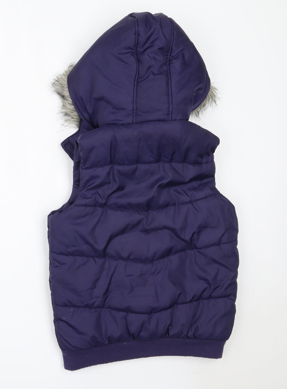 F&F Girls Blue   Gilet Coat Size 11-12 Years