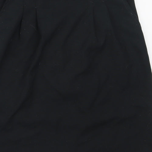 Back to Basix Womens Black  Polyester Straight & Pencil Skirt Size 10
