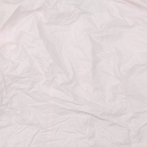 Dorothy Perkins Womens Pink  Cotton Basic Button-Up Size 16 Collared