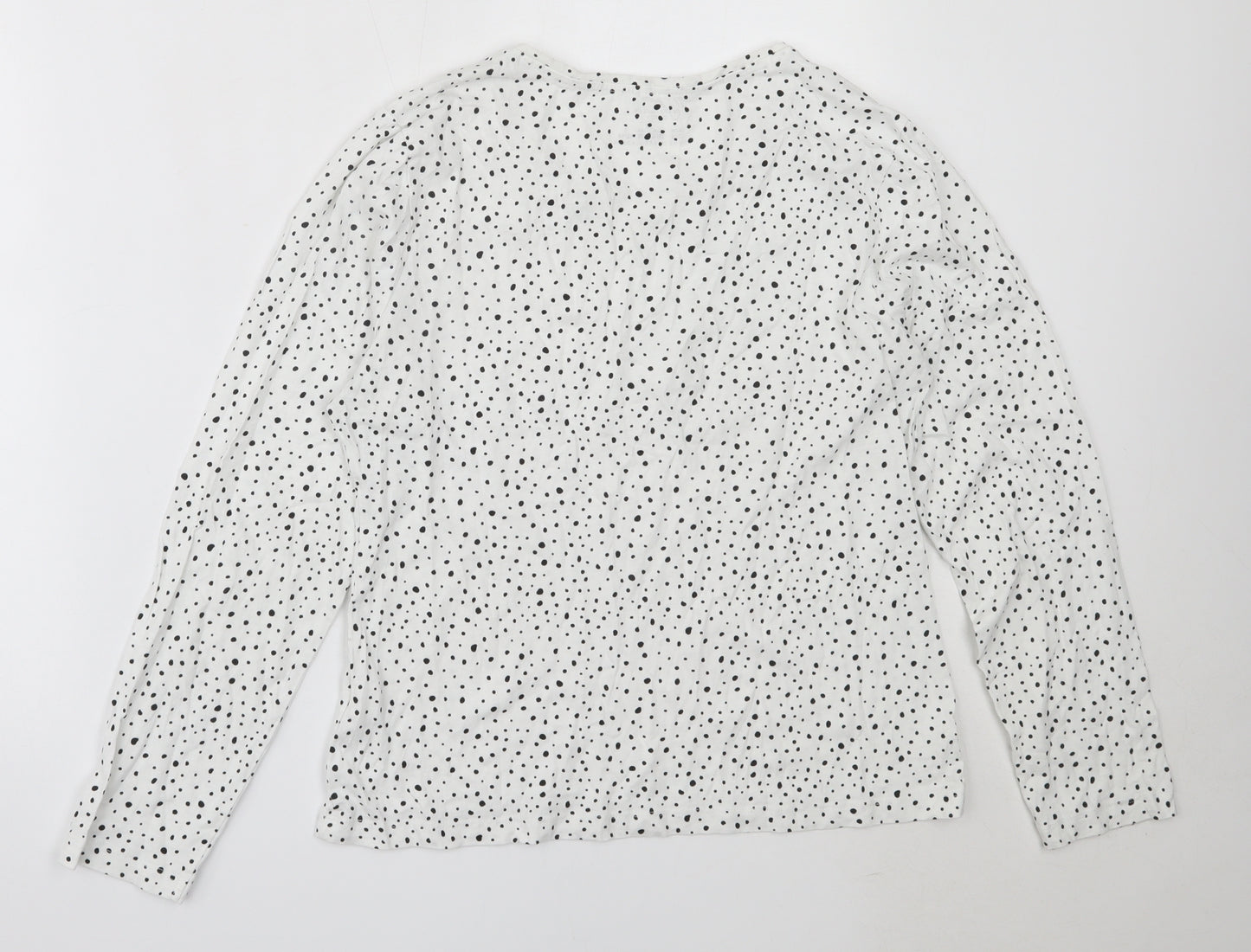 Primark Womens White  Cotton Basic T-Shirt Size S Round Neck