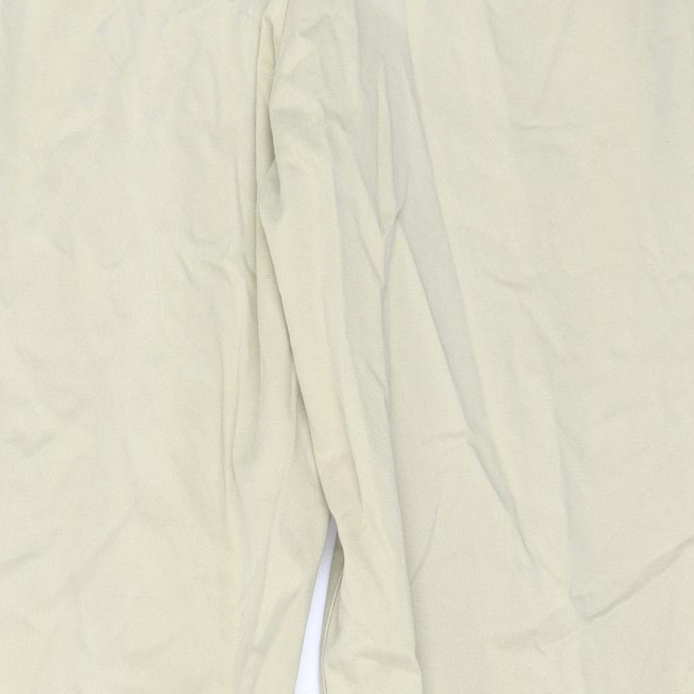 Samuel Windsor Mens Beige  Cotton Chino Trousers Size 34 in L28 in Regular