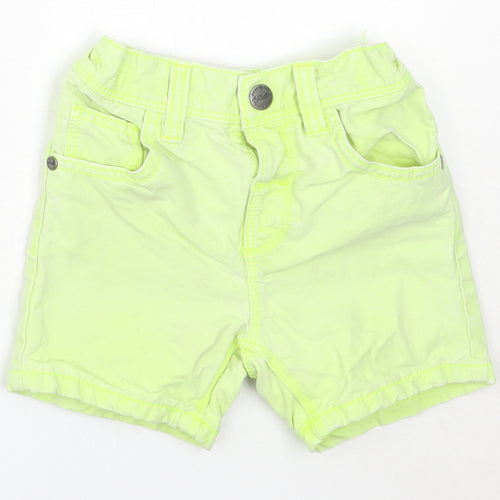 NEXT Boys Green  Cotton Cropped Trousers Size 18-24 Months