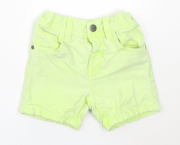 NEXT Boys Green Cotton Cropped Trousers Size 18-24 Months