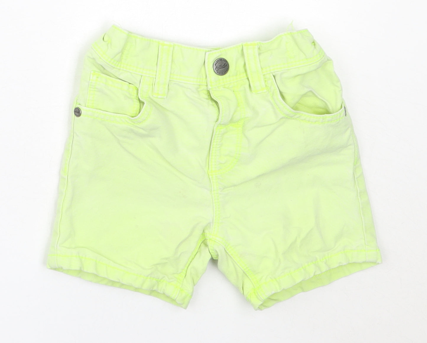 NEXT Boys Green  Cotton Cropped Trousers Size 18-24 Months