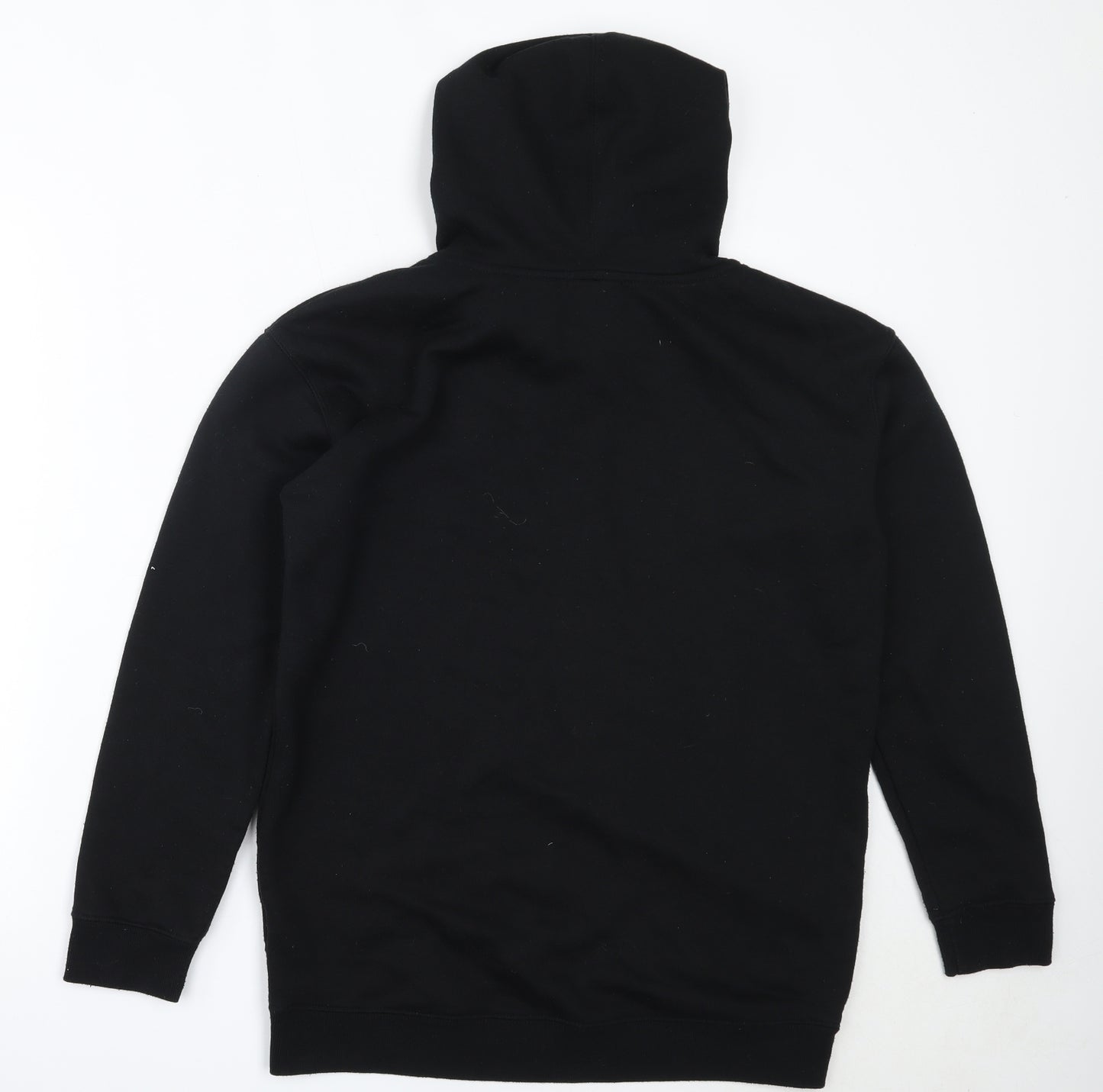 Primark Womens Black  Cotton Pullover Hoodie Size S