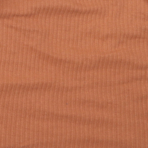 Missguided Womens Orange  Polyester Cropped Tank Size 12 V-Neck