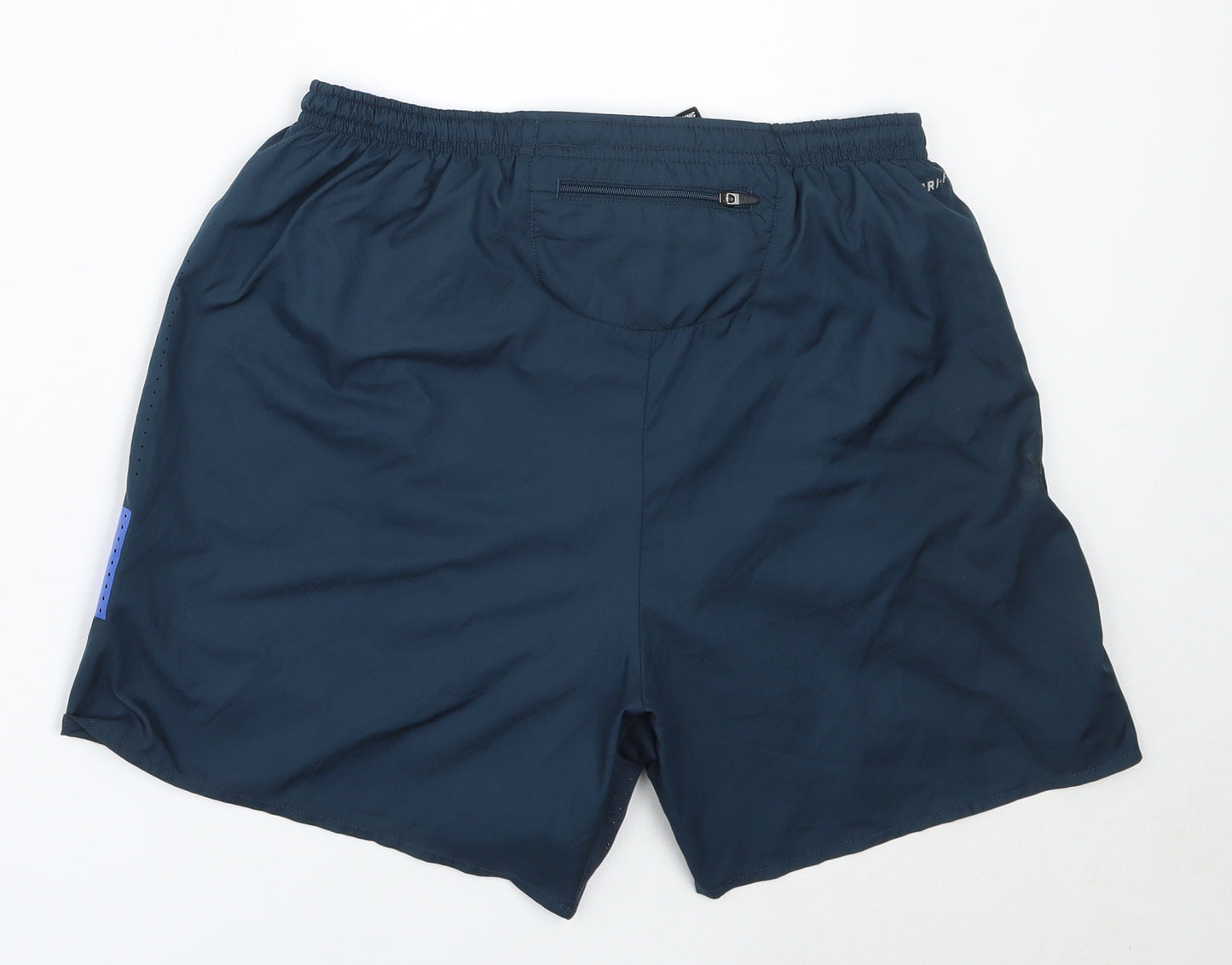 Nike Mens Blue  Polyester Bermuda Shorts Size M  Regular