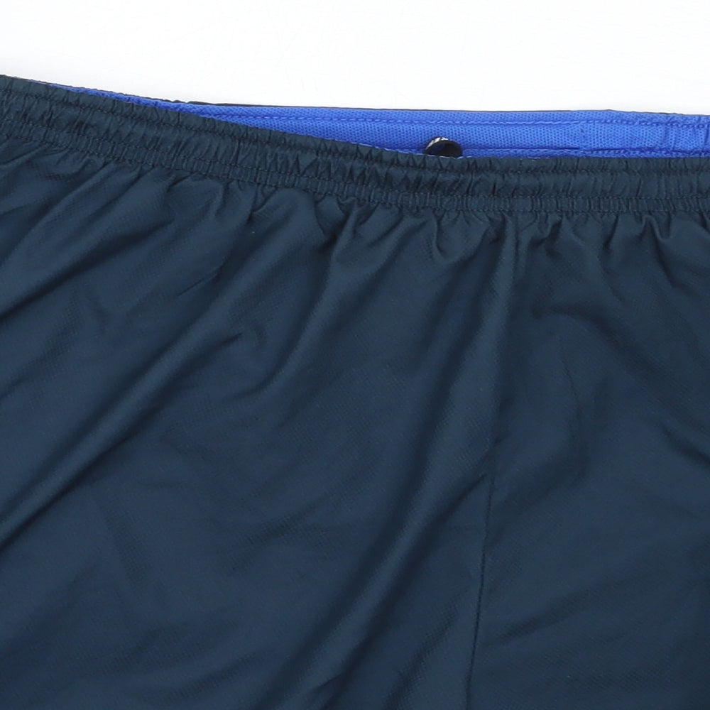 Nike Mens Blue  Polyester Bermuda Shorts Size M  Regular