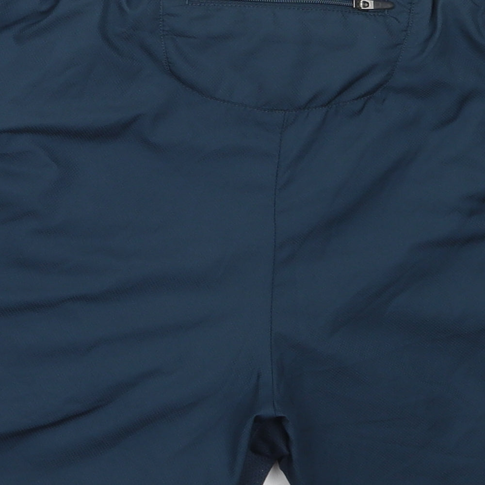 Nike Mens Blue  Polyester Bermuda Shorts Size M  Regular