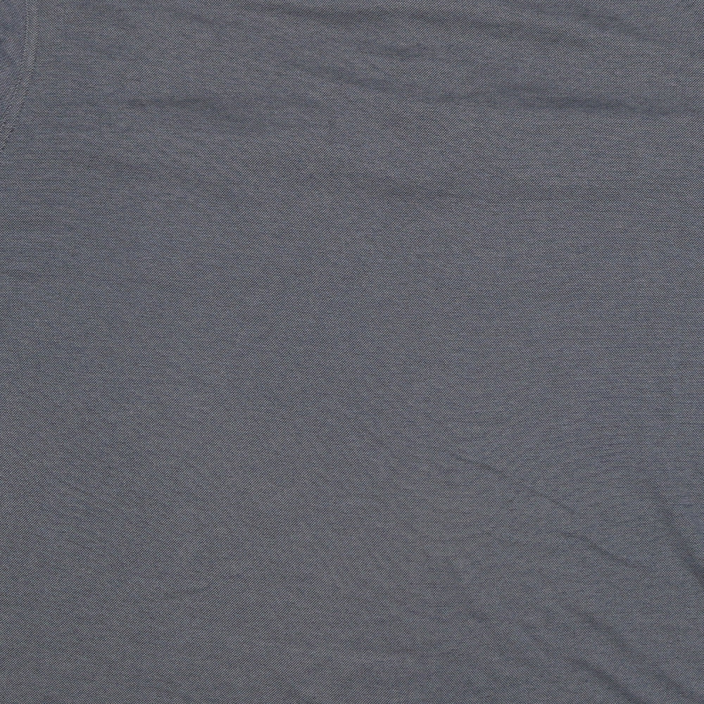 Tom Hagan Mens Blue  Cotton  Polo Size XL Collared Pullover