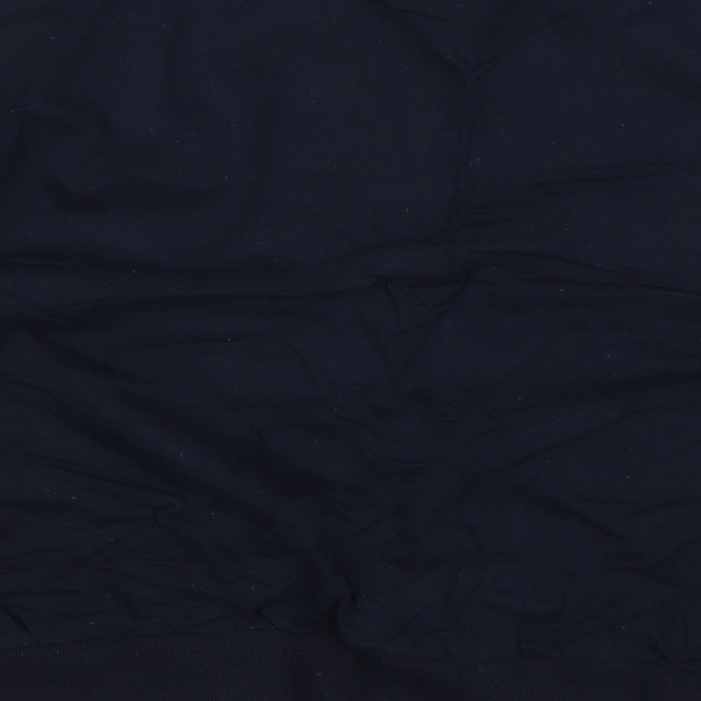 H&M Womens Blue  Cotton Pullover Sweatshirt Size S  Pullover - Absent Dreams