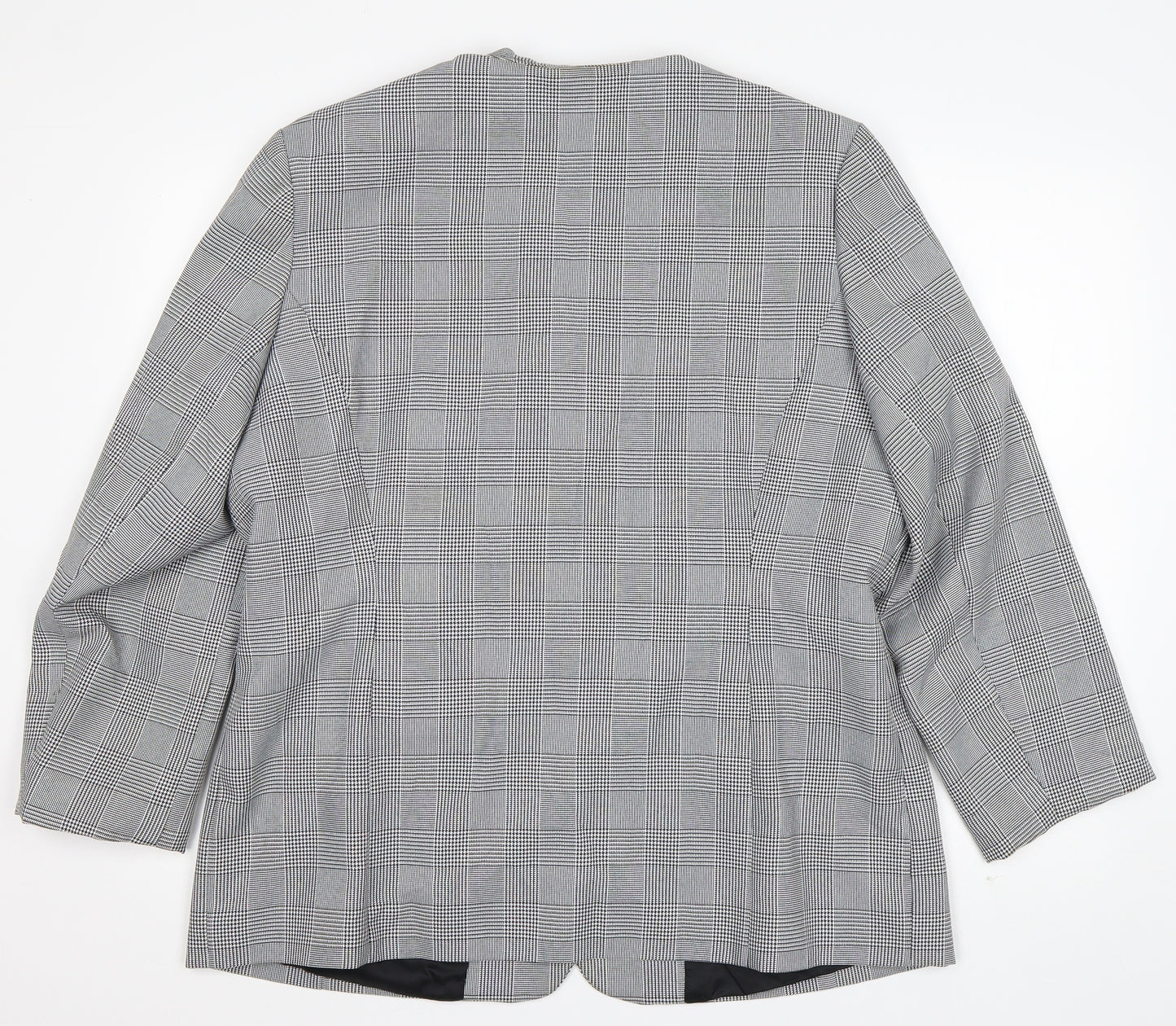 Debenhams Womens Green Check  Jacket  Size 20  Button