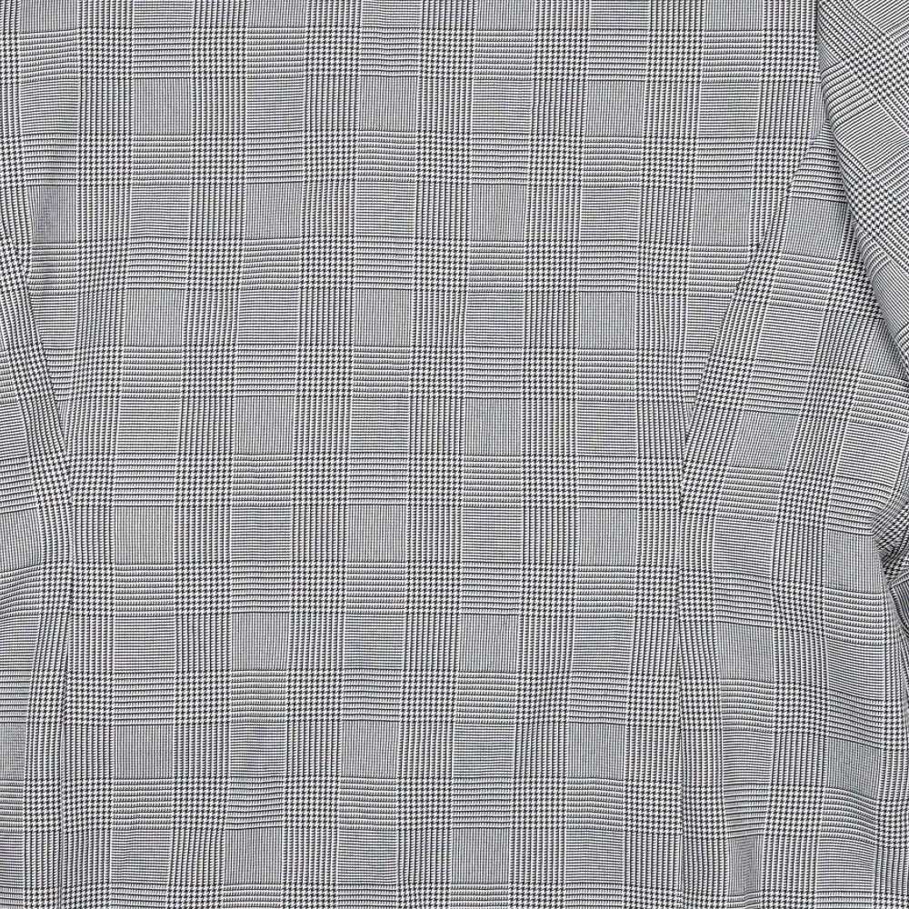 Debenhams Womens Green Check  Jacket  Size 20  Button