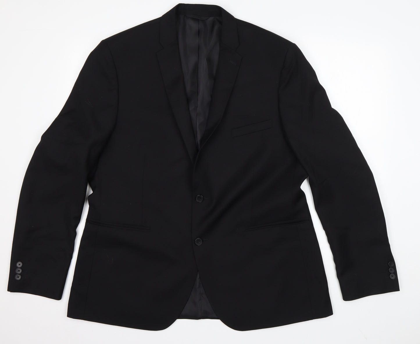 Burton Mens Black  Polyester Jacket Suit Jacket Size XL