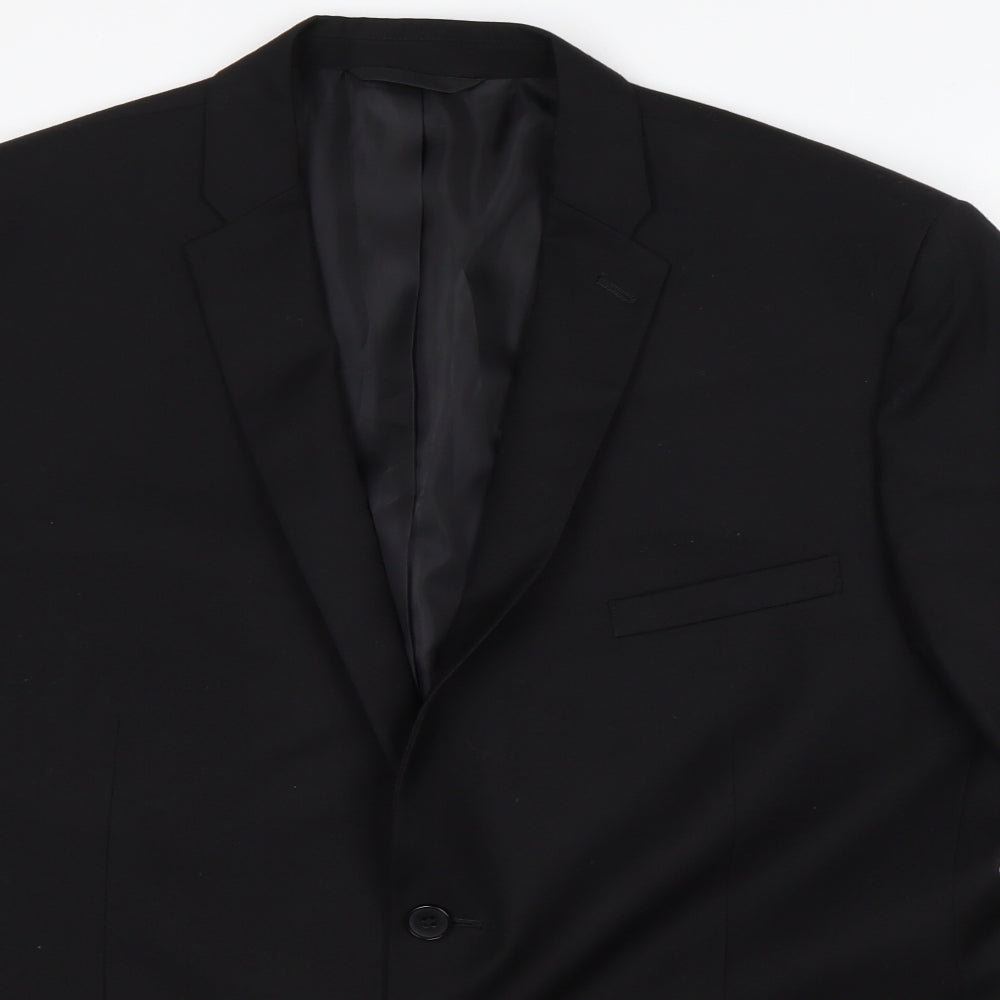 Burton Mens Black  Polyester Jacket Suit Jacket Size XL