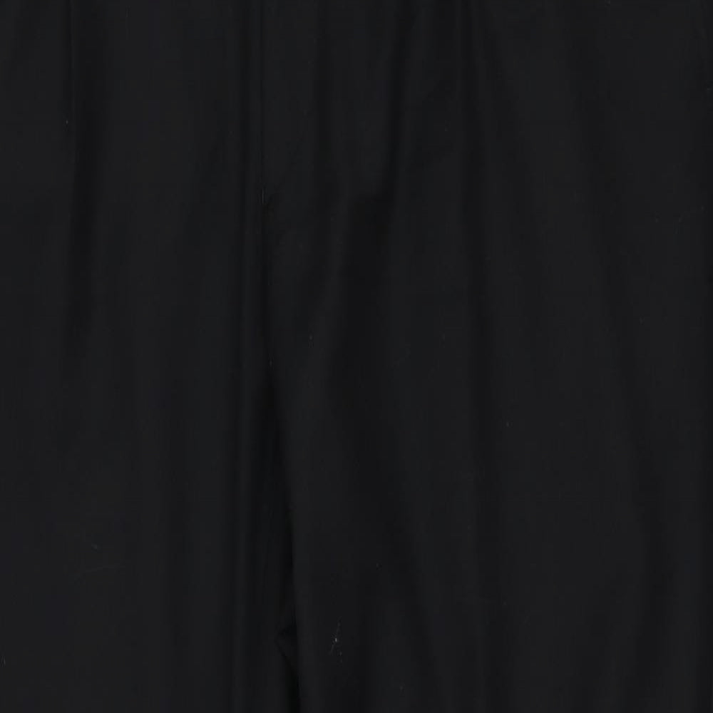 Burton Mens Black  Polyester Trousers  Size 38 in L32 in Regular Zip
