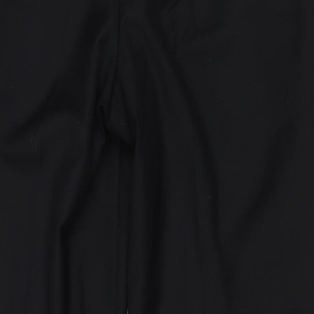 Burton Mens Black  Polyester Trousers  Size 38 in L32 in Regular Zip