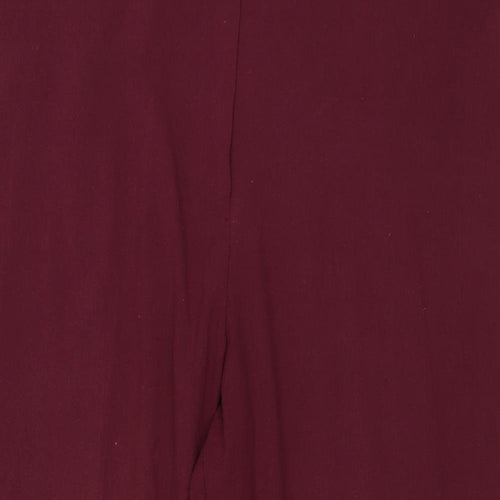 Special Collection Womens Purple  Polyester Trousers  Size 18 L24 in Regular Zip