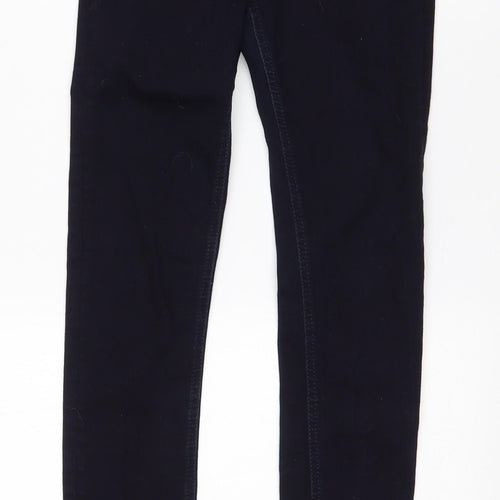 Jack Wills Womens Blue  Cotton Skinny Jeans Size 26 in L30 in Regular Button