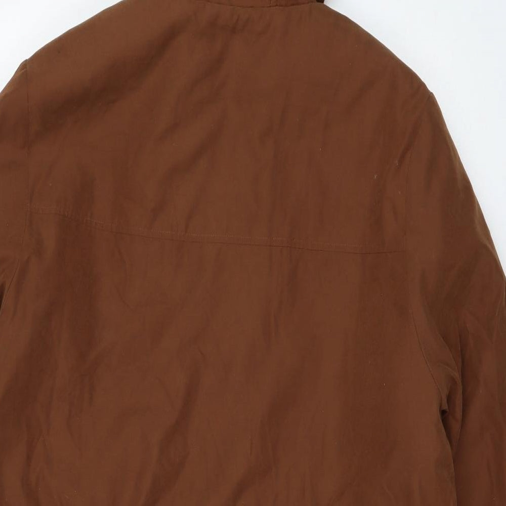 Marks and Spencer Womens Brown   Parka Coat Size 16  Lace Up