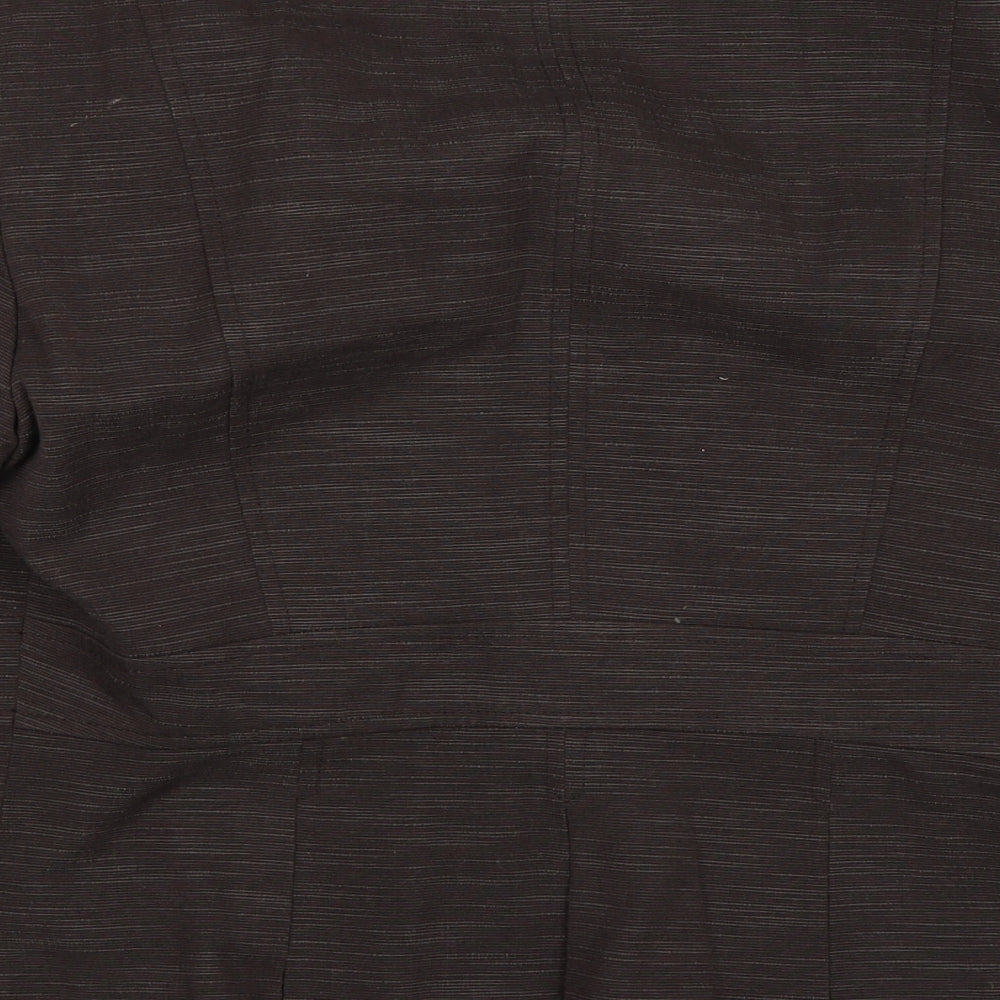 Principles Womens Brown   Jacket  Size 12  Button