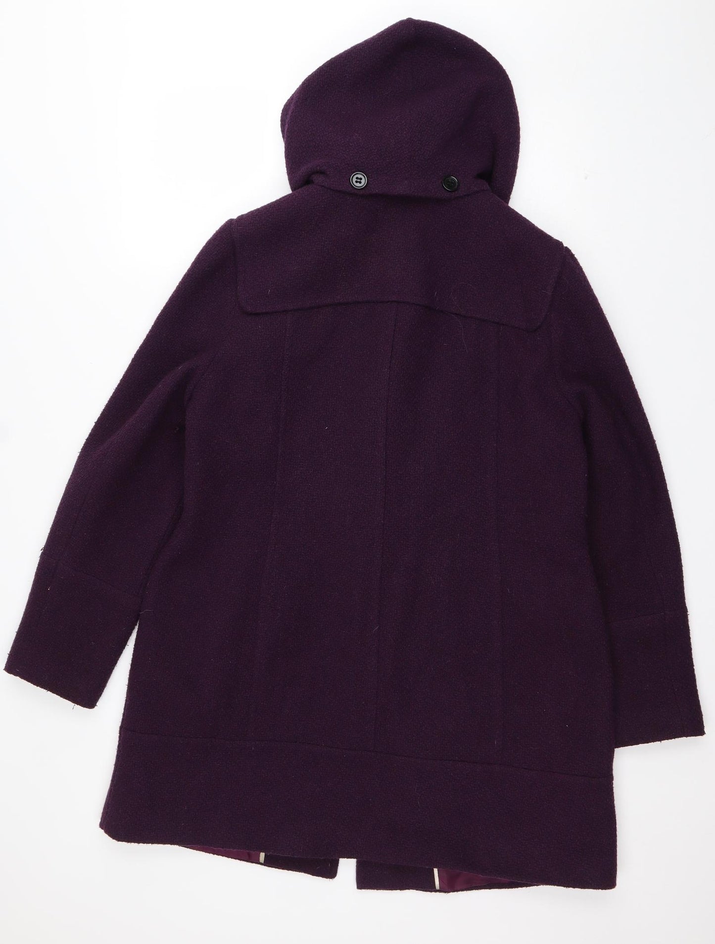 RJR.John Rocha Womens Purple   Parka Coat Size 16  Toggle