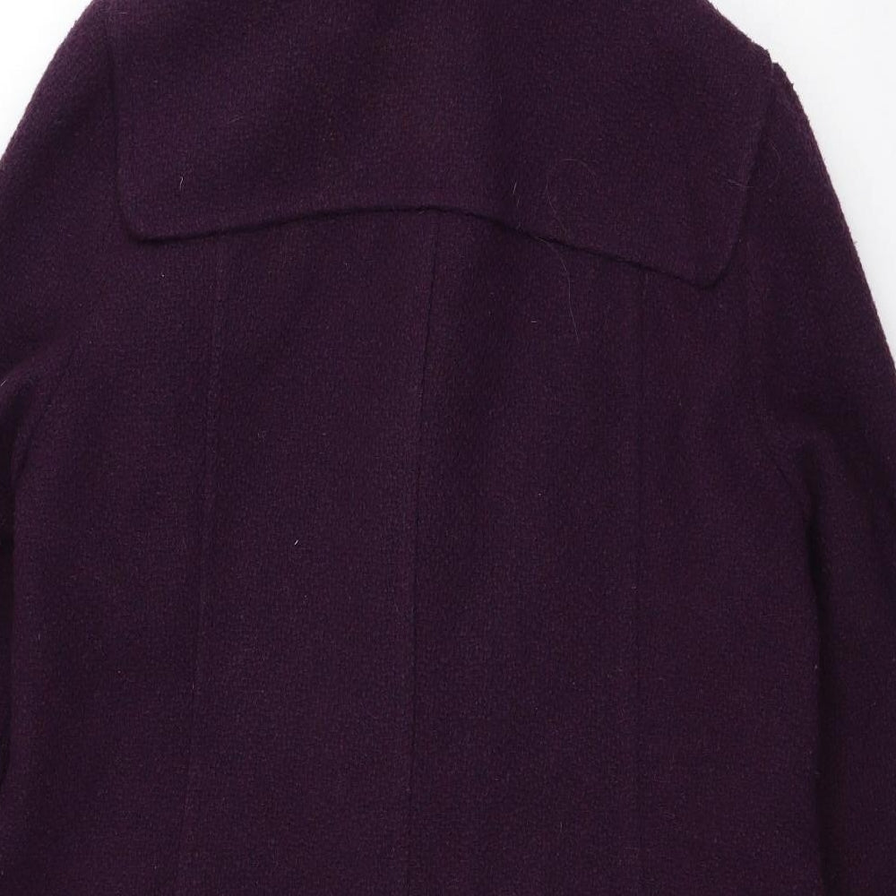 RJR.John Rocha Womens Purple   Parka Coat Size 16  Toggle