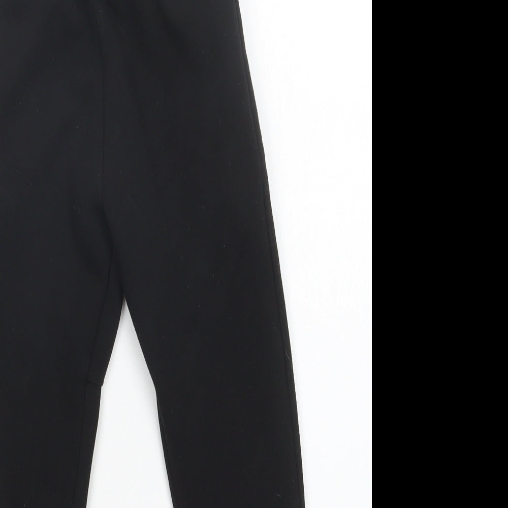 NEXT Boys Black  Polyester Jogger Trousers Size 4 Years  Regular Drawstring