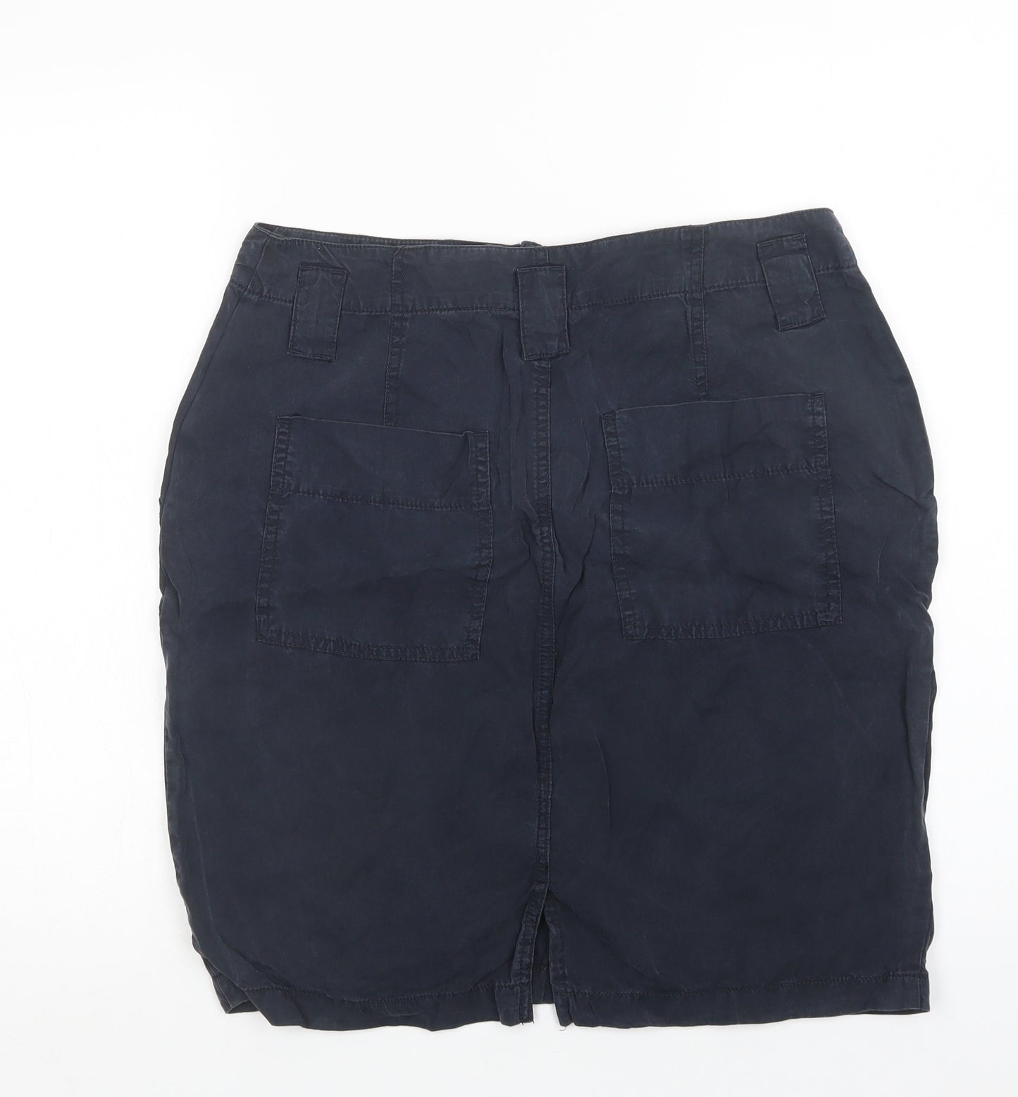 Principles Womens Blue  Lyocell Straight & Pencil Skirt Size 12   Snap