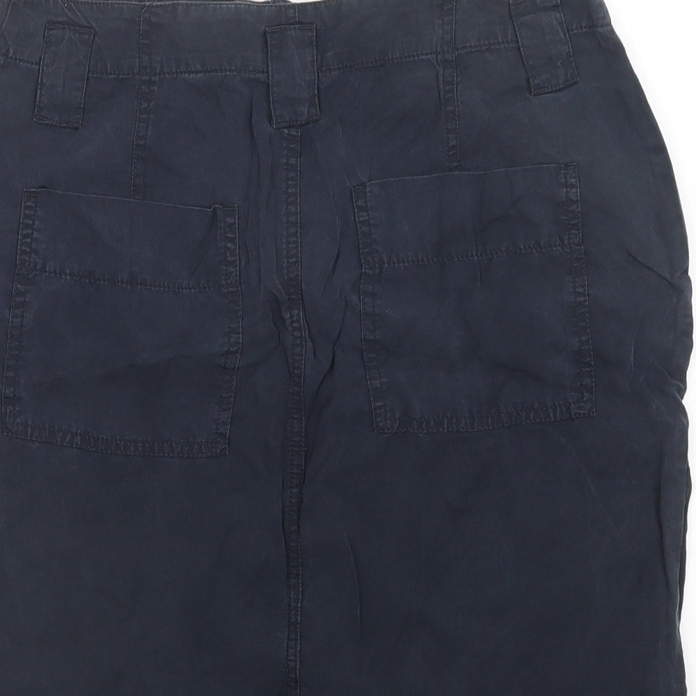 Principles Womens Blue  Lyocell Straight & Pencil Skirt Size 12   Snap