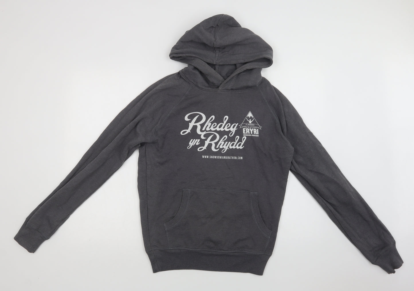 Salvage Fashion Mens Grey  Cotton Pullover Hoodie Size S