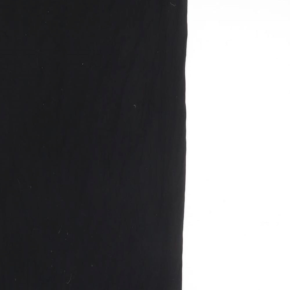 Studio Womens Black  Viscose Maxi Skirt Size 8