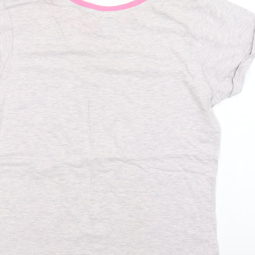 Disney Womens Grey  Cotton Top Pyjama Top Size 12   - Mickey and Friends