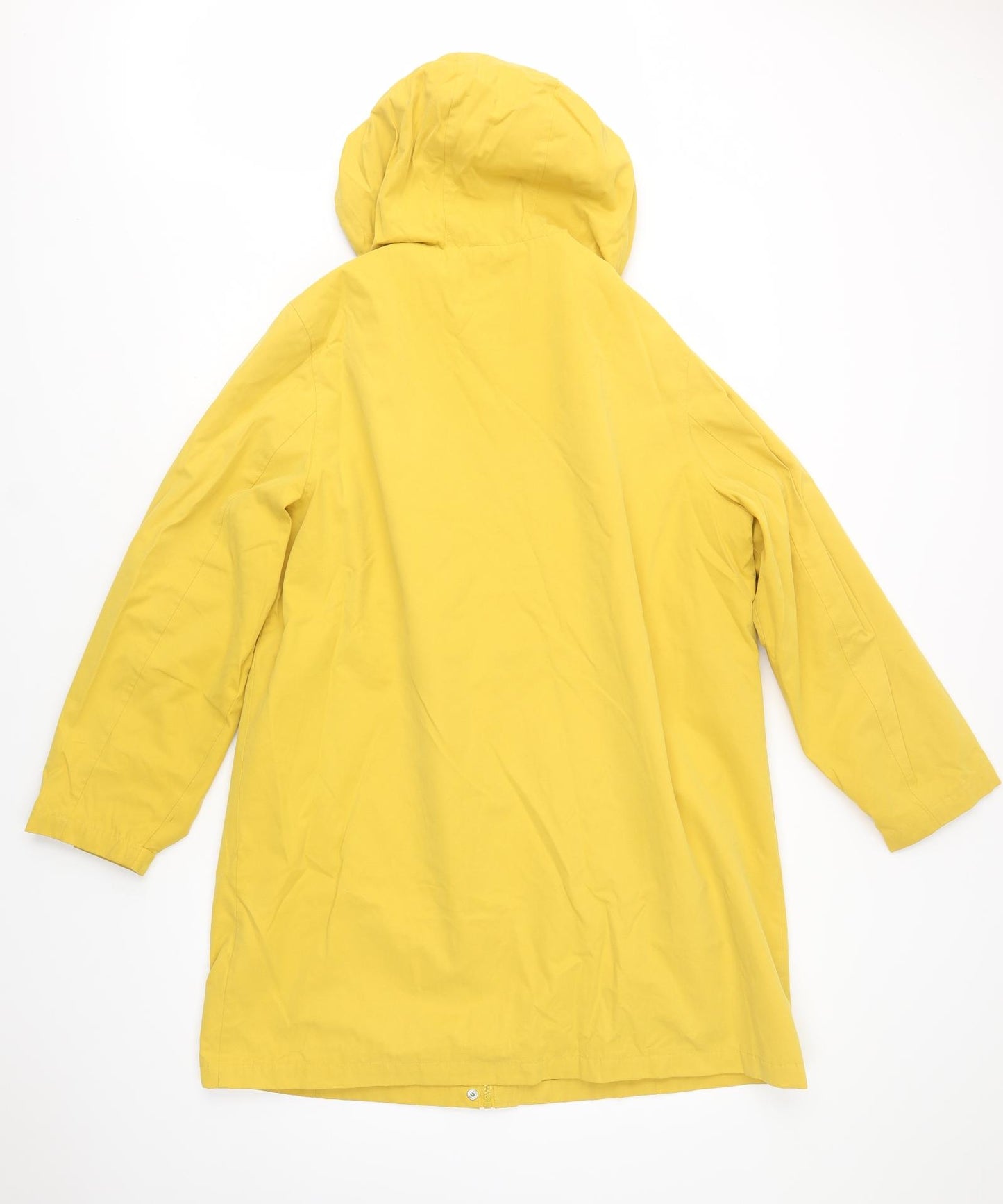 George Womens Yellow   Rain Coat Coat Size 18  Zip