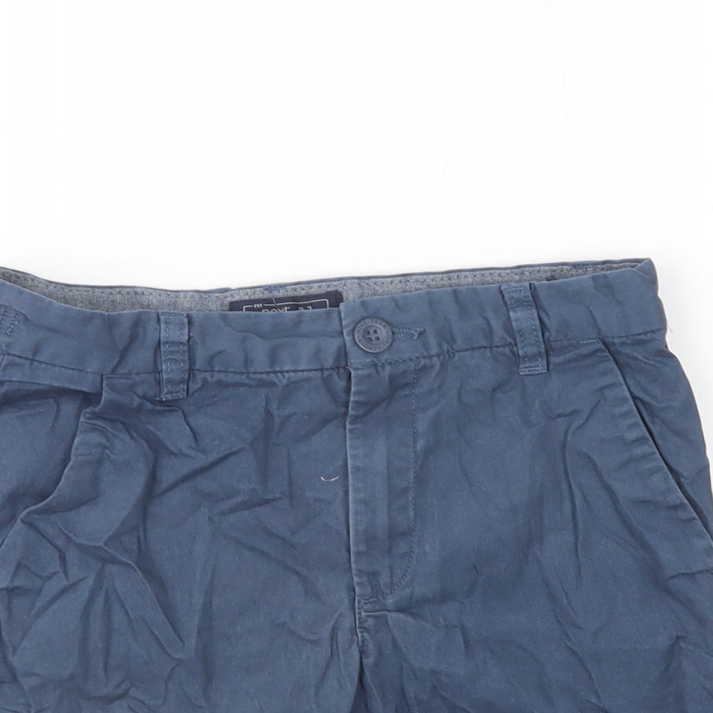 NEXT Boys Blue  Cotton Chino Shorts Size 9 Years  Regular