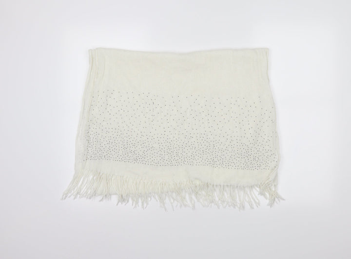 Preworn Womens Ivory Cotton Shawl/Wrap