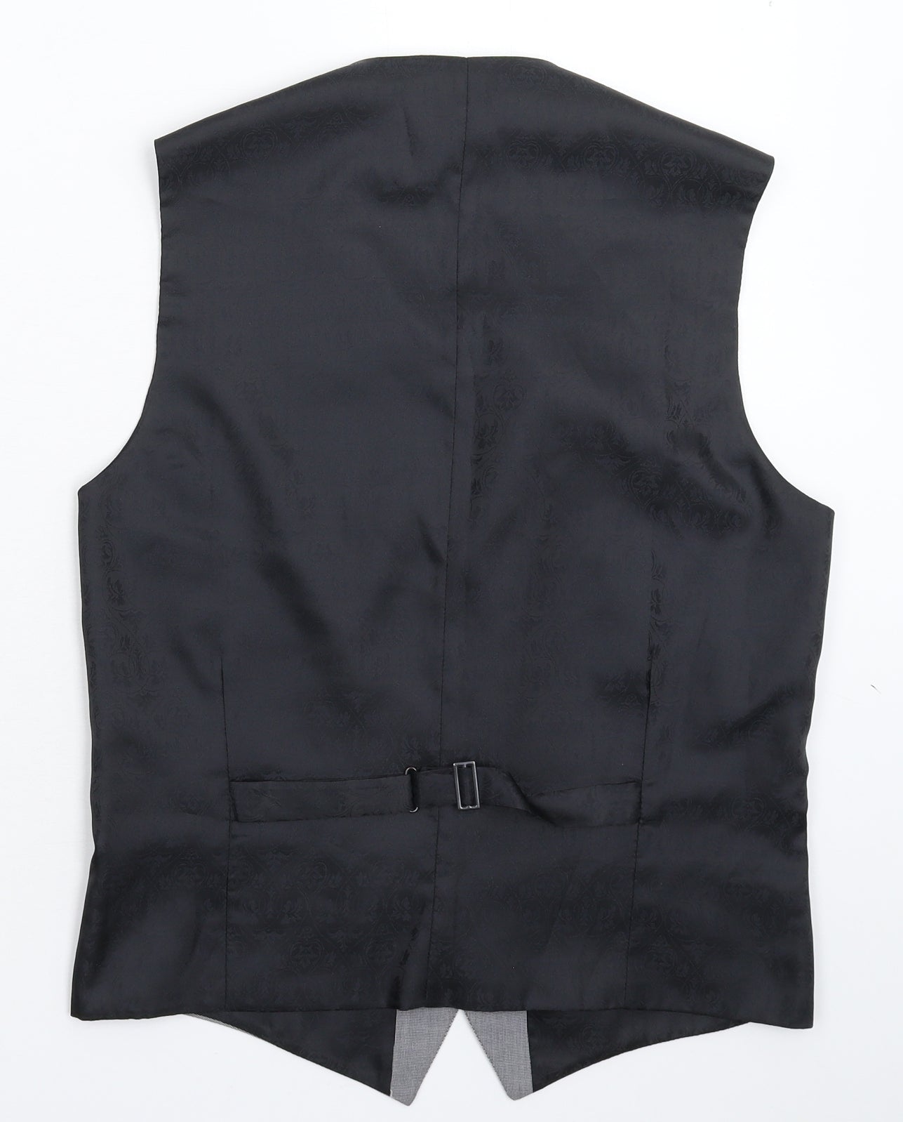 Red Herring Mens Grey  Polyester Jacket Suit Waistcoat Size 38
