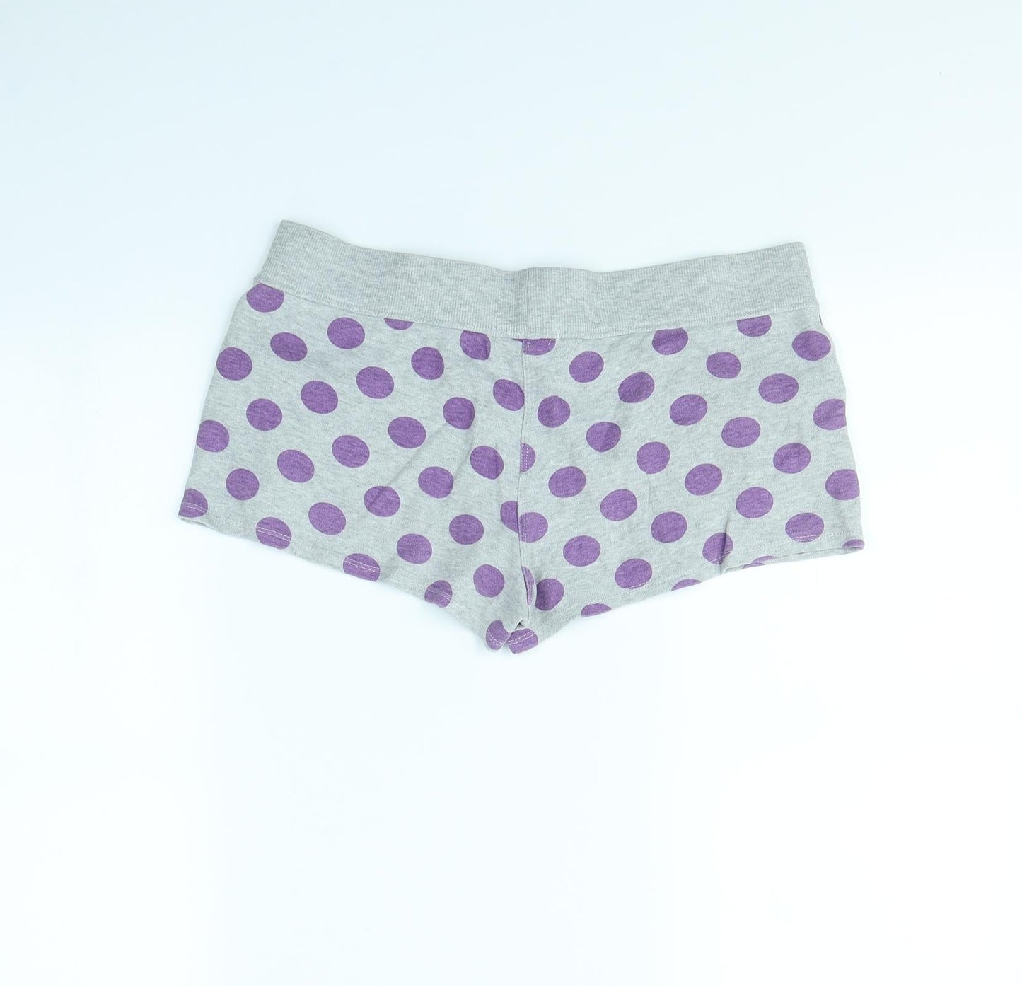 Henry Holland Womens Grey Polka Dot Cotton Cut-Off Shorts Size 12 L3 in Regular