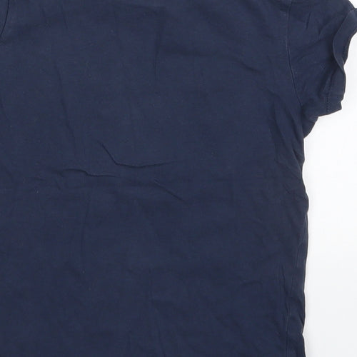 TEX Boys Blue  Cotton Basic T-Shirt Size 5-6 Years Crew Neck Pullover - Beyond Cool