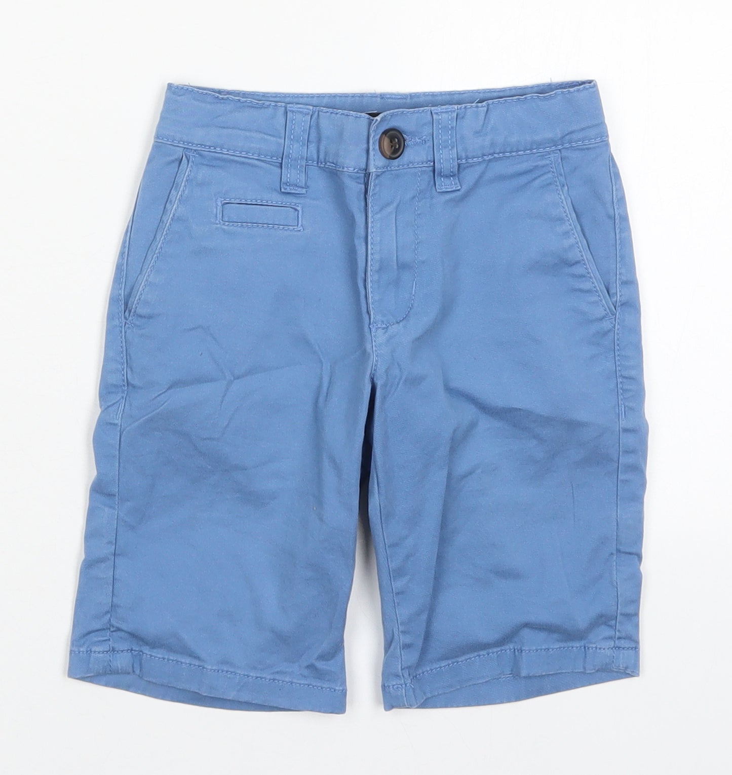 TEX Boys Blue  Cotton Chino Shorts Size 4-5 Years  Regular
