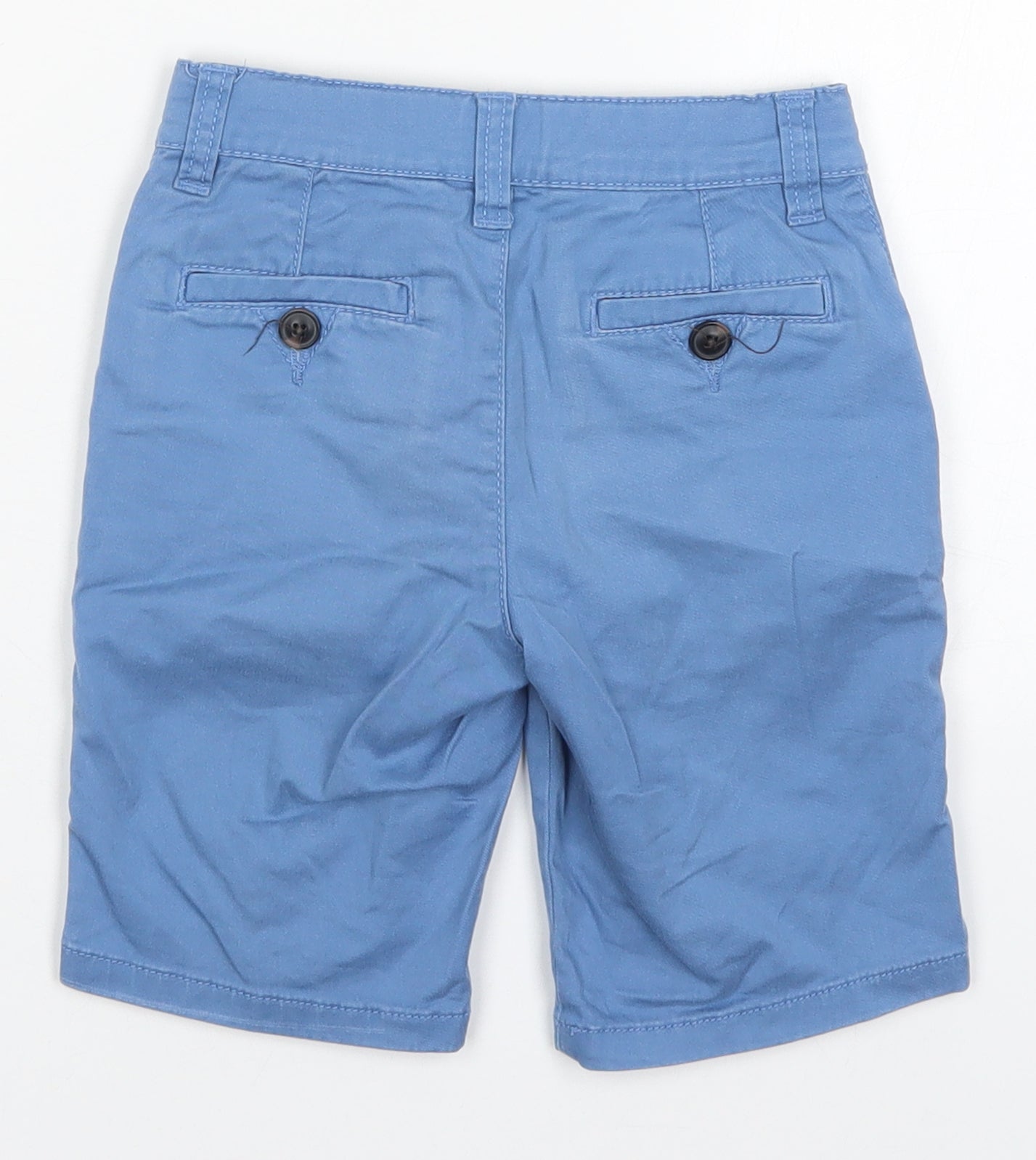 TEX Boys Blue  Cotton Chino Shorts Size 4-5 Years  Regular